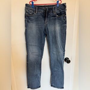 Silver Suki Straight Jeans W31/L32